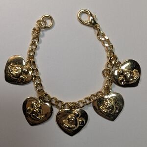Wendy Gell Disney Mickey and Minnie heart charm bracelet.